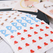 照片角贴固定贴纸DIY手工材料配件四角相片粘贴式 相册韩国拍立得