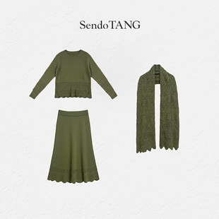 夏季 胖多女装 新款 时尚 套装 高级感上衣半裙套装 清冷柔光