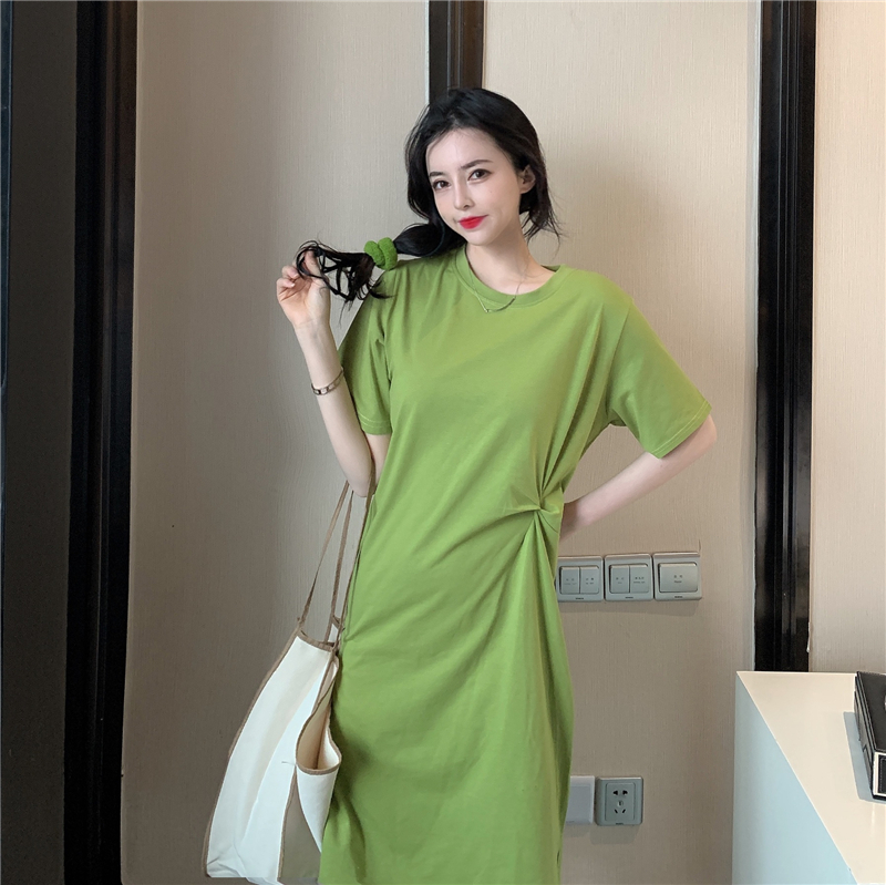 Real cotton, red, tiktok, weary, worn, and knee long skirts.