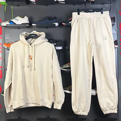 李宁女子加绒帽运动卫衣