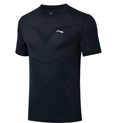 李宁短袖男透气短袖休闲T恤