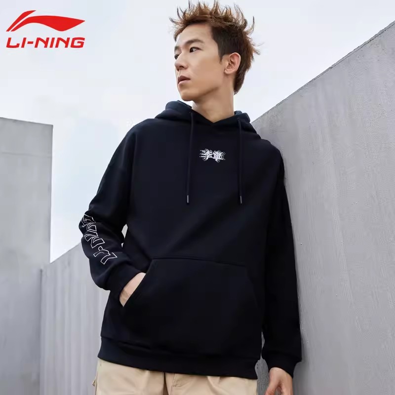 李宁加绒宽松休闲外套