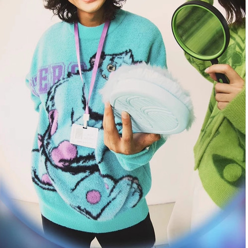 李宁男毛衣圆领套头编织衫