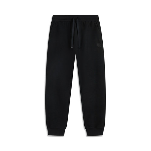 李宁正品2025新款韦德系列男子加绒保暖宽松运动束脚卫裤AKLU217