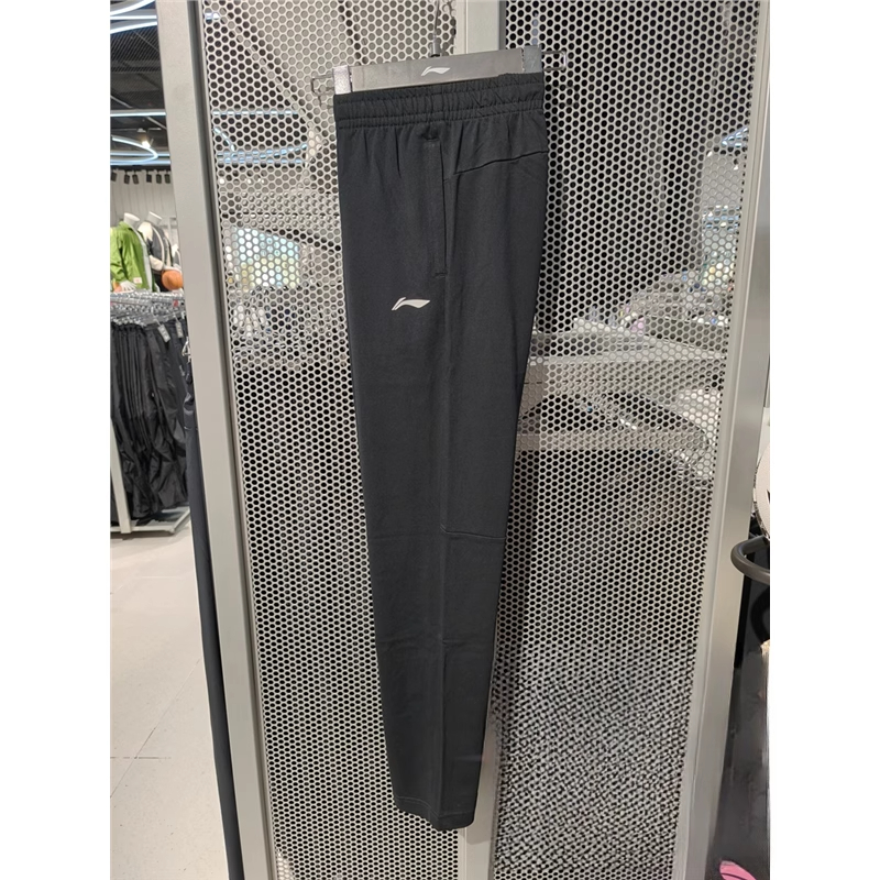 李宁女子卫裤秋季运动时尚系列舒适透气常规休闲运动长裤 AKLTE40