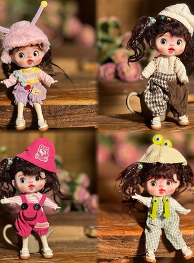 白菜价ob11娃衣多巴胺全套17厘米娃娃YMY-gsc8分12分娃衣可爱衣服