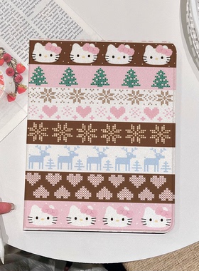 超创意书本式适用2025ipad11a16平板保护套第10代2021款9代10.2寸air45翻盖mini7凯蒂猫pro11Air11软壳9.7air