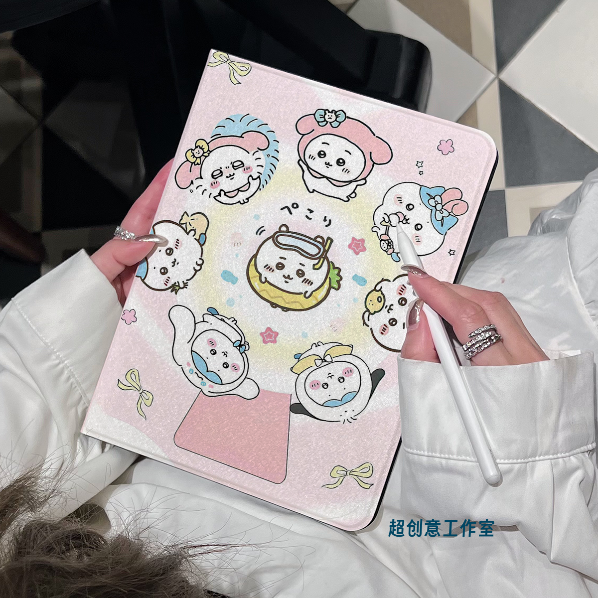 超创意书本式适用2025ipad11a16平板保护套10.9第10代2021款10.2寸air45翻盖mini67小吉伊pro11Air11软壳9.7