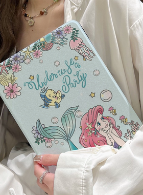 超创意书本式适用9代ipadpro11保护壳套平板11代A16第10代10.9软壳air45全包mini67美人公主2021款10.2寸9.7