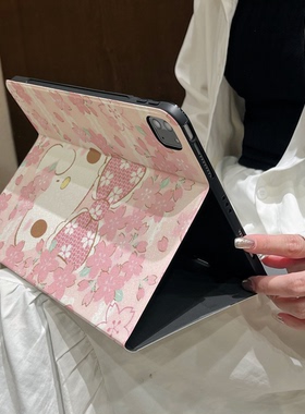 超创意书本式适用9代ipadpro平板保护壳套11寸2024可爱美乐蒂2021款10.2/12.9带笔槽10代10.9软壳9.7air2/6/5
