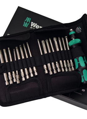 WERA德国维拉838RA-L KK60RA-R棘轮螺丝刀套装十字一字六角批头