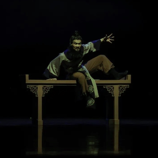 第十一届桃李杯男子独舞古典舞蹈演出服《李逵当官》舞蹈表演服