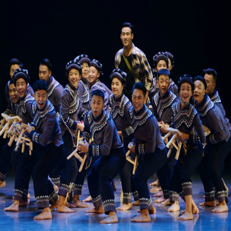 中国舞蹈荷花奖男女同款彝族一个都不能少舞蹈表演服装群舞民族风