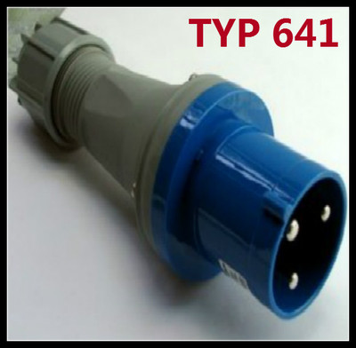 正品威浦WEIPU 工业插头 工业插座 63A3芯插头 TYP641 220V IP44