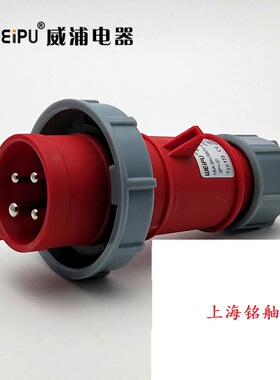 WEIPU 威浦电器 TYP173 工业防水插头插座 4芯（3P+E） 16A IP67