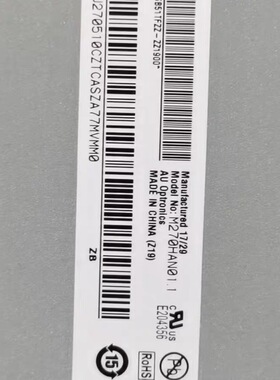 M270HAN01.1 MV270FHM-N30 M270HGE-L20 M320DVN01.0 M270HVN02.0