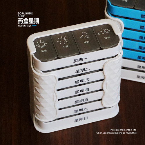 【小红书推荐】可拆一周分装药盒