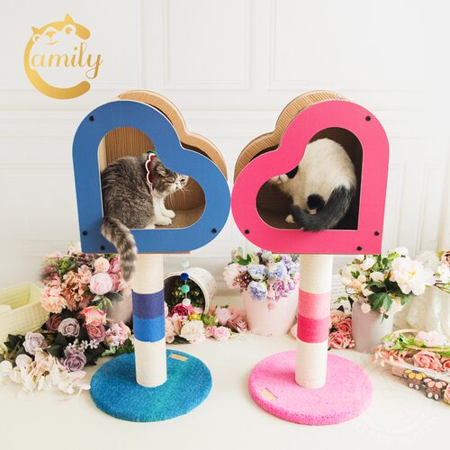 Camily爱心猫抓柱猫抓板