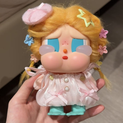 天使少女心蓝色粉色套装哭泣Vacation搪胶系列咕噜咕噜哭娃娃衣