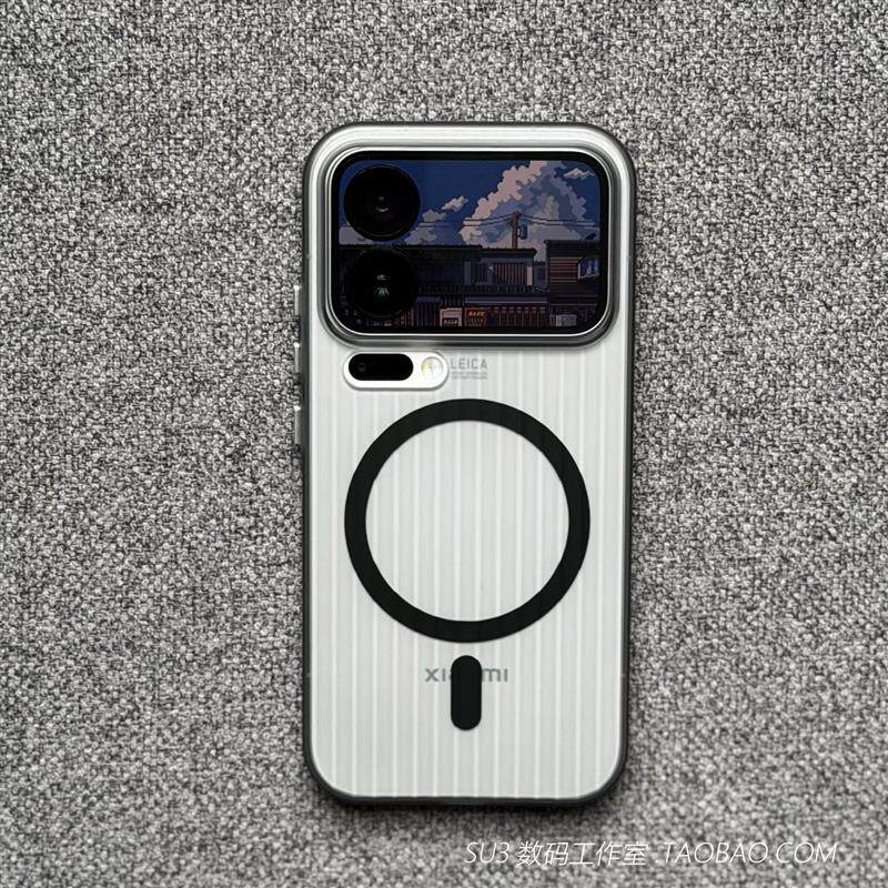 瓦楞磁吸适用oppoReno15手机壳14立体条纹13全包FindX9pro防摔FindX8s+磨砂X7Ultra防指纹MagSafe透明6保护套