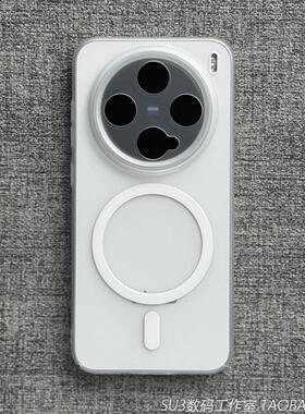 超薄硬壳磁吸无线充电适用三星S26Ultra手机壳S26磨砂S25ultra白色S24+半透明S23裸机感S22简约全包防摔男女