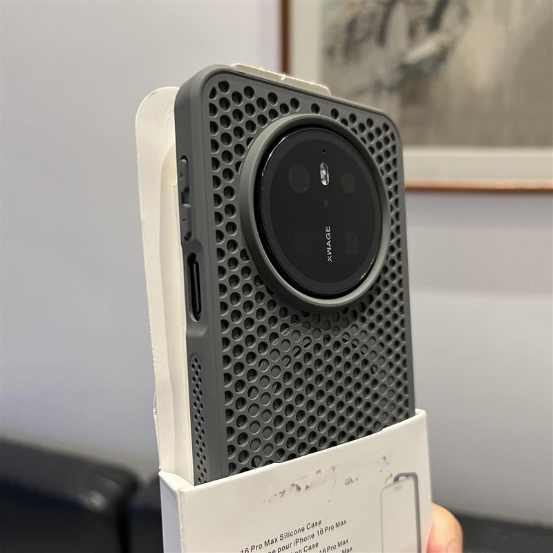 超级散热蜂窝气孔游戏充电不会热烫手适用一加Ace5磁吸1+ace5pro手机壳iQOO13/12硅胶iqooNeo10/Z9Turbo夏日+