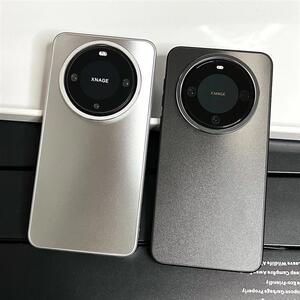 铝合金磨砂幻影银色适用华为Mate60pro+手机壳内置磁吸mate70/50