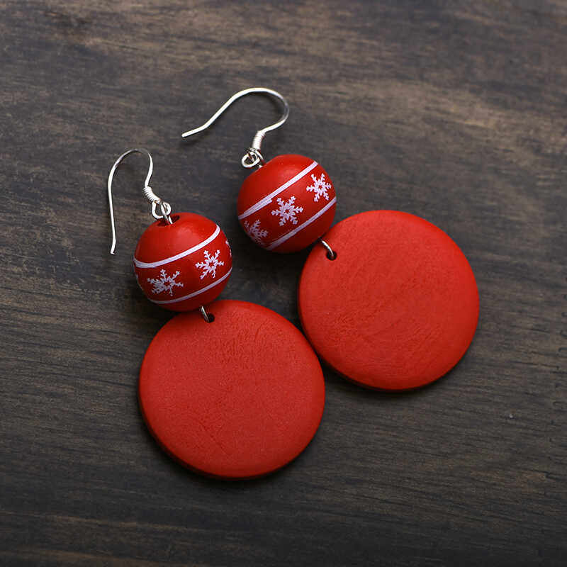 秋冬季圣诞耳环女气质红色圆圈吊坠个性百搭耳饰品纯银耳钩防过敏,饰品/流行首饰/时尚饰品新,银饰耳饰,淘宝优惠券,粉丝福利购,淘宝优惠卷