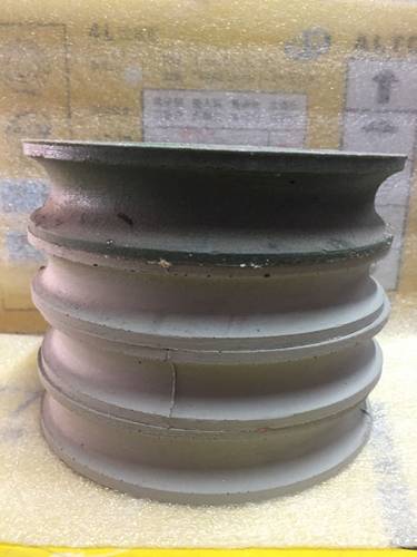 大理石人造石树脂抛光磨轮 磨边机上线条抛光轮 半圆边2/1圆