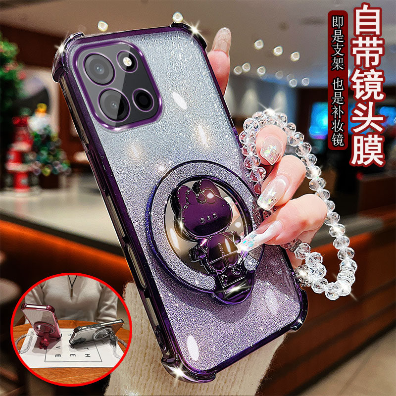 适用于一加turbo6手机壳面支架卡通可爱迷你小兔子支架镜头全包边软硅胶防摔保护套网红女款时尚奢华新款潮流,3C数码配件,手机保护套/壳,淘宝优惠券,粉丝福利购,淘宝优惠卷