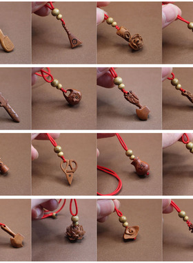 斧头七星剑桃木项链棒槌金刚杵