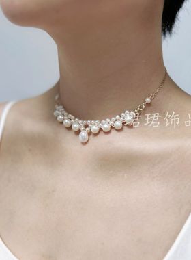 天然珍珠女防褪色防过敏可洗澡