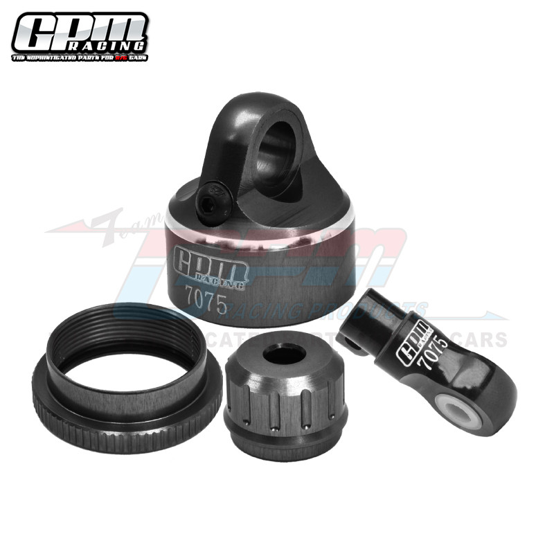 LOSI-1|4 PROMOTO-MX 알루미늄 합금 7075 충격 흡수 캡 + 웨이브 풋 키트