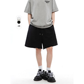 子中裤 CATTEEIUS美式 薄款 直筒休闲五分裤 设计感运动短裤 男女夏季