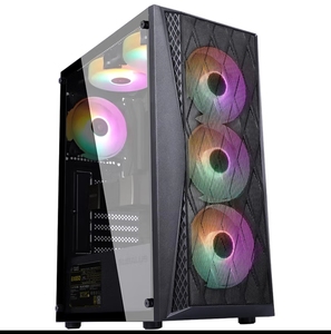 大水牛追风M 台式电脑游戏主机侧透机箱(支持ATX主板/240水冷位