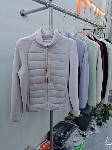桔也外套秋冬女士棉服云感气绒立领羊毛修身显瘦外穿保暖上衣8801