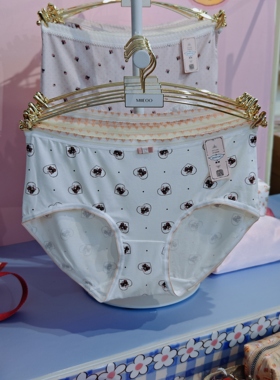 6条装秘语掉进兔子洞3.0款女士莫代尔印花三角内裤少女学生62071