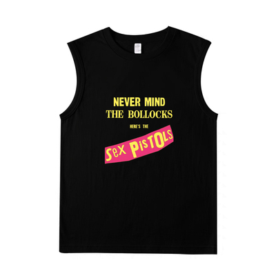 性手枪nevermind the bollocks朋克摇滚punk纯棉短袖背心坎肩T恤