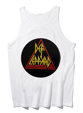 Def Leppard威豹Slipknot活节乐队纯棉宽松摇滚背心男女