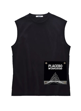 the placebo安慰剂乐队blur英伦摇滚朋克音乐纯棉无袖坎肩背心T恤