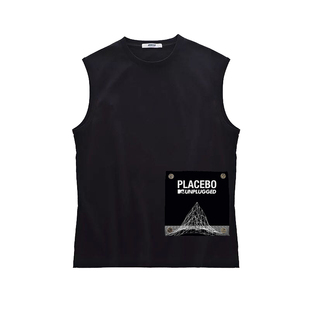 the placebo安慰剂乐队blur英伦摇滚朋克音乐纯棉无袖坎肩背心T恤