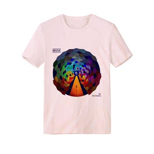 muse the resistance缪斯乐队数码印花夏季凉快复古插肩圆领T恤