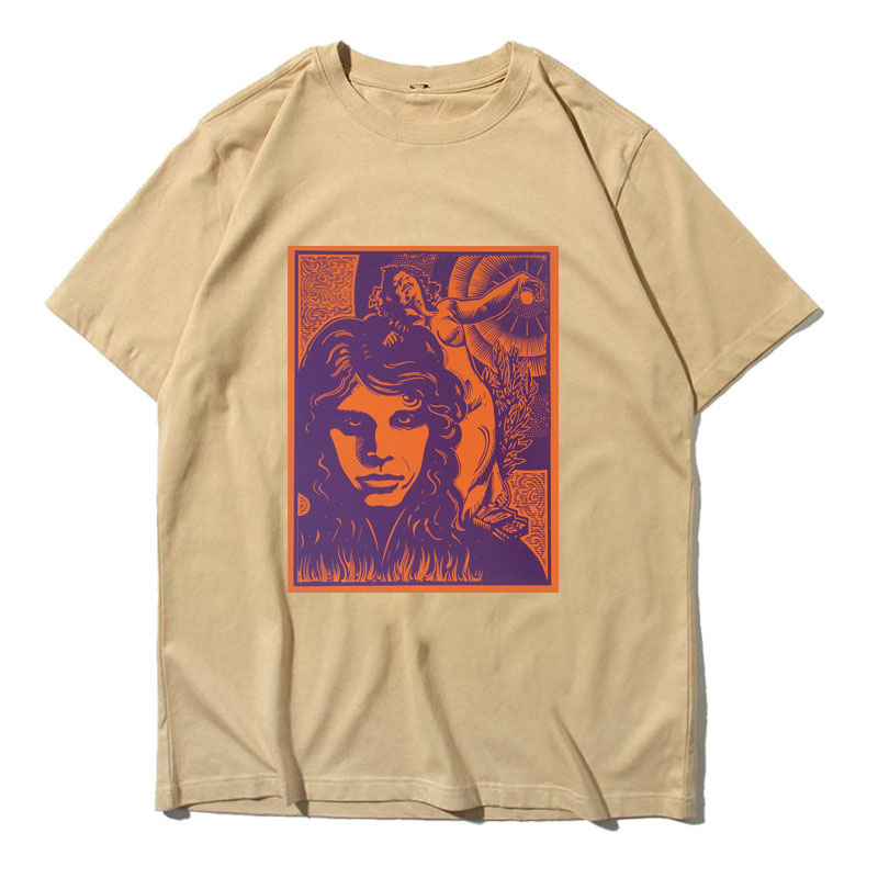 jim乐队摇滚纯棉宽松短袖t恤