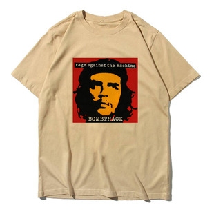 说唱金属暴力对抗机器rage against the machine纯棉T恤