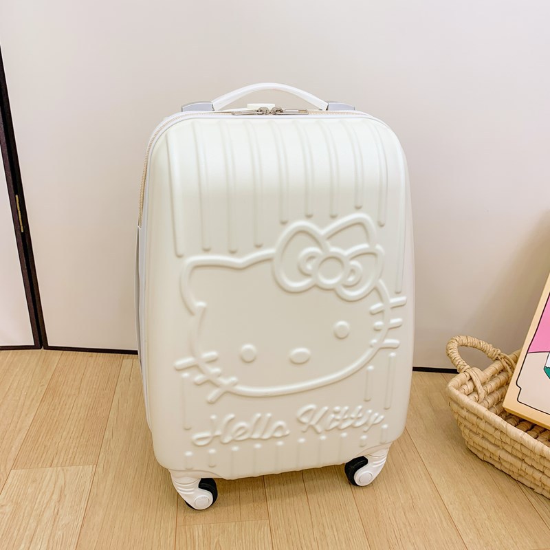 16寸登机旅行箱子行李密码儿童拉杆男女孩小型Hello Kitty凯蒂猫图片