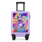 新款 儿童拉杆箱子19寸行李小型学生登机旅行男女孩小马宝莉独角兽