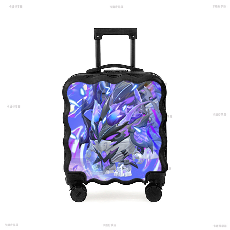 儿童拉杆箱男女孩小型密码18寸行李卡通礼品旅行蛋仔机甲龙魂战神