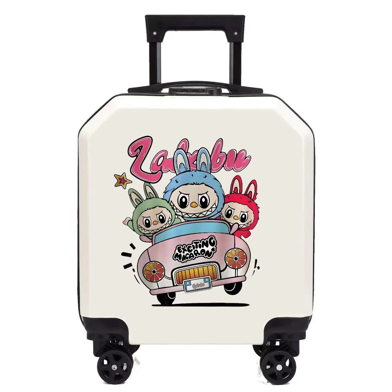 儿童拉杆卡通行李登机旅行箱密码男女孩小型学生万向轮18寸拉布布