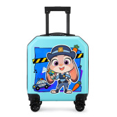 儿童拉杆箱登机18寸男女孩小型学生礼品旅行行李箱疯狂动物城兔子