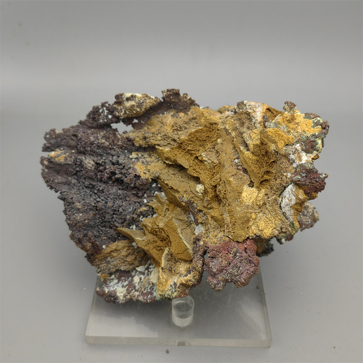 L121自然铜矿天然原石矿石矿标摆件矿物晶体地质教学摆件收藏